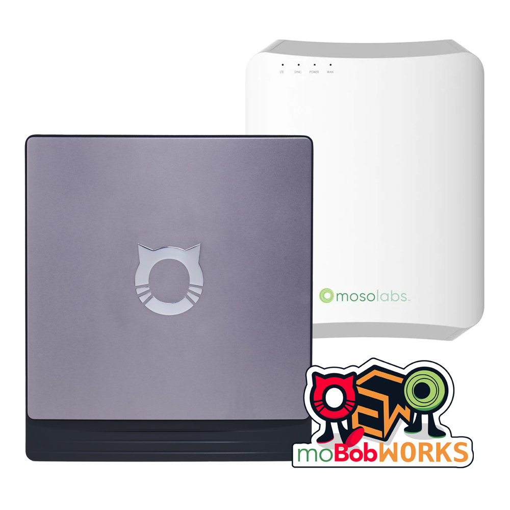 MinerWorks 5G Helium Miner Bundle with Bobcat Bobber 500 + MosoLabs Indoor CBRS Radio | US915