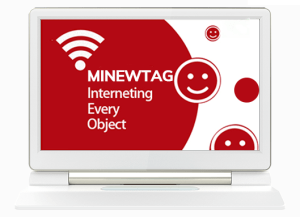 Minew STag 58R 7.5 in. Digital Display | BLE 5.0 | Folding T-shaped Stands | Supergalaxy Series | Black/White/Red