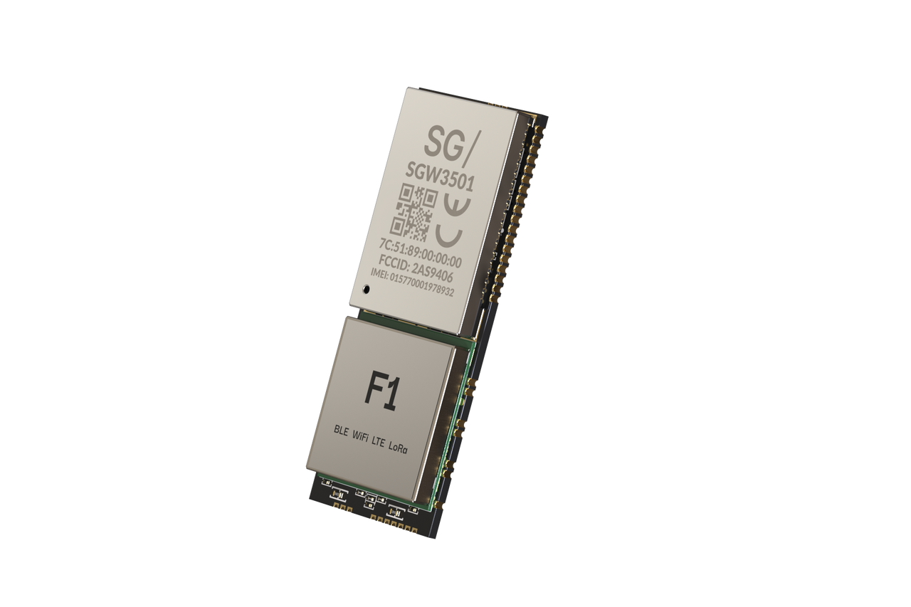 SG Wireless F1 4-in-1 Smart Module | Wi-Fi, BT, LoRa, LTE | Espressif ESP32-S3 MCU | SGW3501