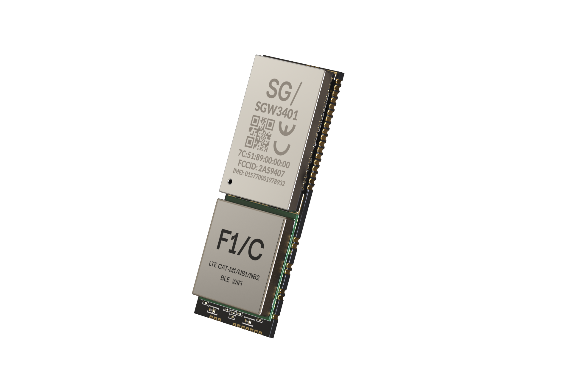 SG Wireless F1/C 3-in-1 Smart Module | Wi-Fi, BT, LTE | Espressif ESP32-S3 MCU | SGW3401