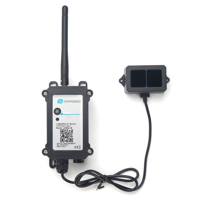 Dragino LDS40-LB LiDAR ToF Distance Sensor | 0.1 m and 40 m | LoRaWAN | Battery-Powered | North America | LDS40-LB-US915