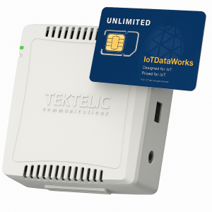 SensorWorks® IoT Gateway Bundle | Includes Tektelic Kona Micro IoT Gateway + 1-Year Unlimited IoT Data Plan | Plug-and-Play LoRaWAN® Gateway for Smart Buildings & Facilities
