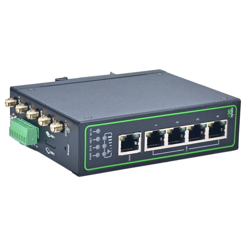 InHand InRouter315 Industrial 4G LTE Router | 5 Ethernet Ports, Dual SIM | IR315-FF39