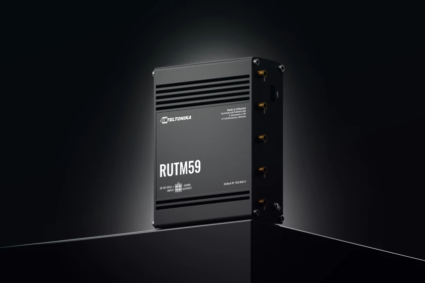 Teltonika RUTM59 5G Router with Dual SIM & GNSS | 3.4 Gbps | United States | RUTM59000000