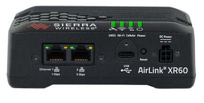 Semtech Airlink XR60 | Ultra-compact Rugged 5G Router | Dual Ethernet & Wi-Fi 6 | XR60-1105099-AC5Y