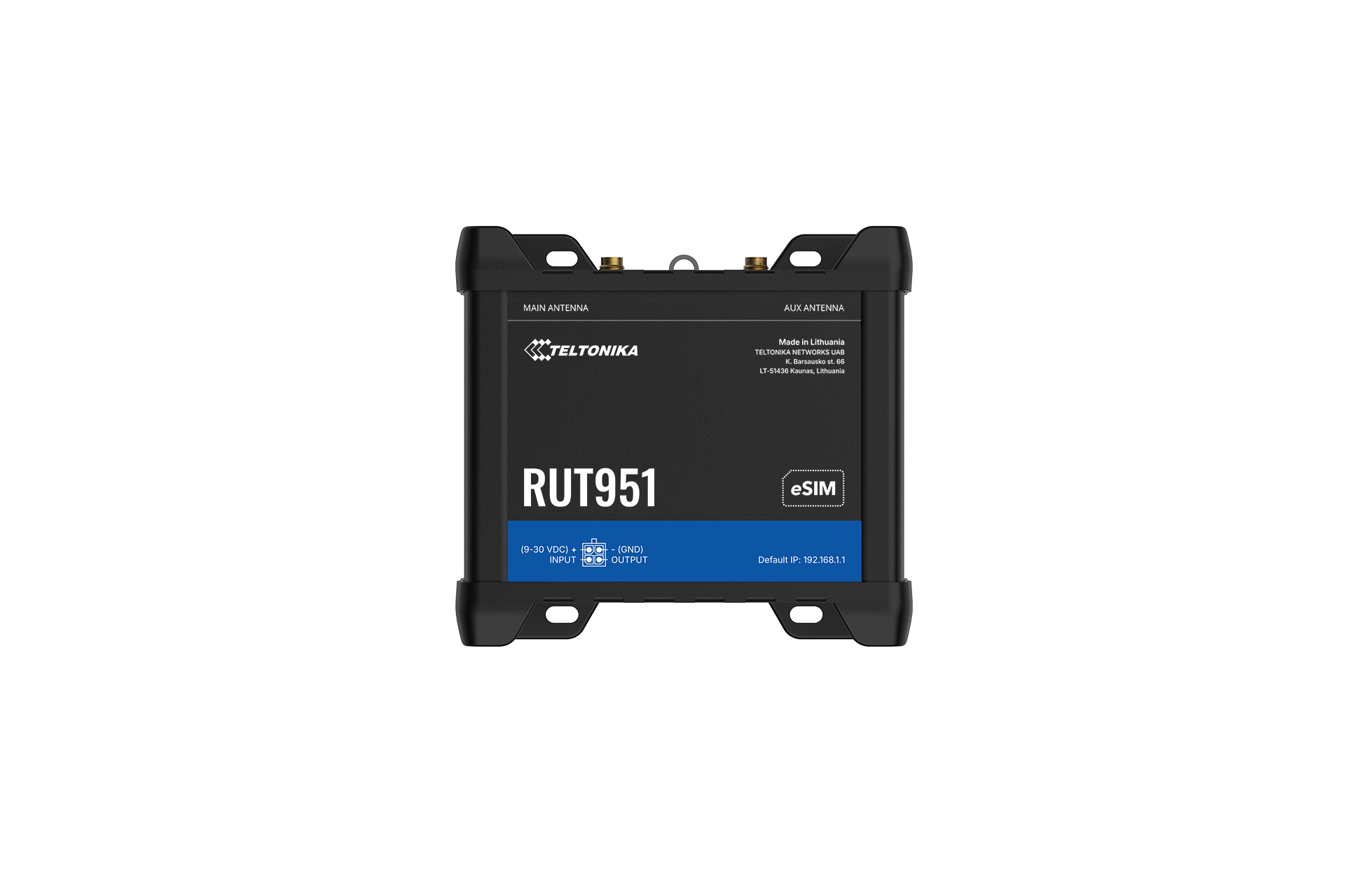 Teltonika RUT951 Industrial Cellular Router | 4G LTE Cat 4 | Dual SIM | 4x Ethernet Ports | RUT951A00800 - Image 4