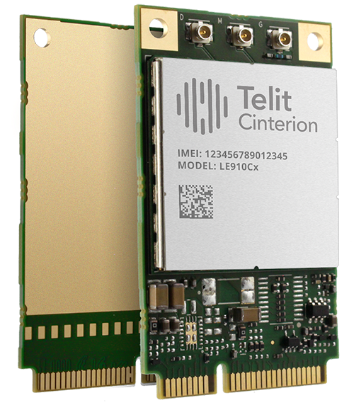 Telit LE910C4-AP LTE CAT-4 mPCIe Module | GPS/GNSS Positioning | Extended Temp Range | 3990252184