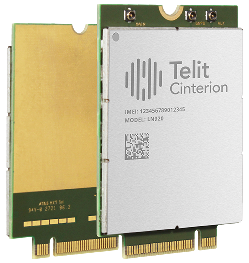 Telit LN920A12-WW Cat 12 M.2 LTE Data Card | Snapdragon X12+ Modem | 600 Mbps DL | LN920A12W01T000100