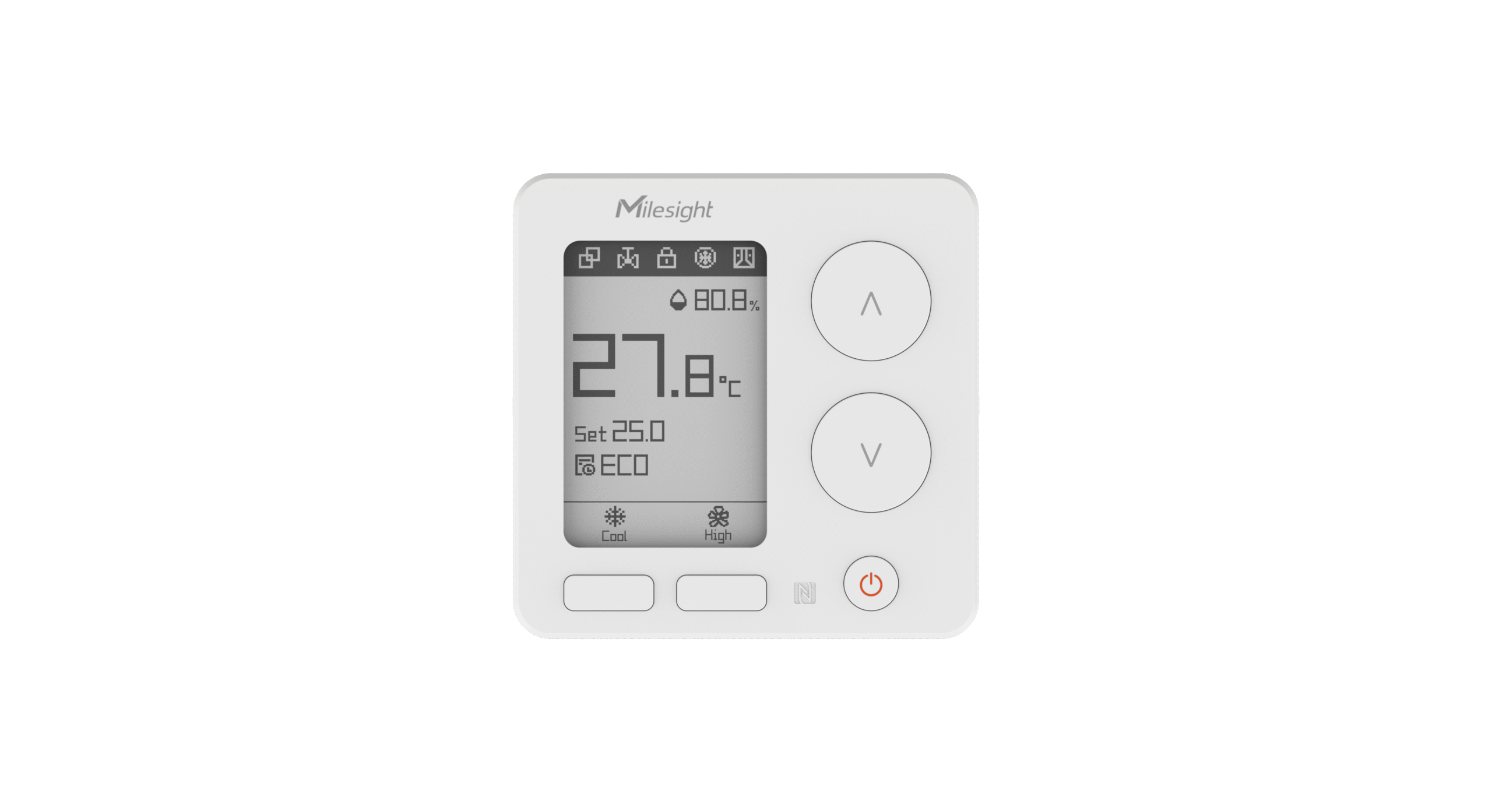 Milesight WT304-915M Smart Fan Coil Thermostat | 0-10V Valve Control | 2.7-inch E-Ink Display | LoRaWAN | WT304-915M